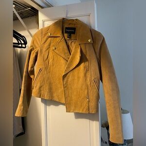 Suede Moto Jacket